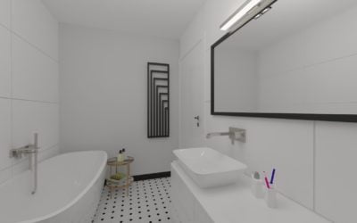 Architekt Wnętrz Warszawa ➜ Gdańsk ➜ OFERTA PROJEKTANT WNĘTRZ ➜ Mazowsze, Pomorze, Małopolska… ➜ projektant wnętrz,architekt wnętrz warszawa Łazienka w przedwojennym klimacie