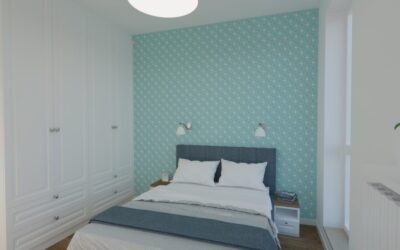 Architekt Wnętrz Warszawa ➜ Gdańsk ➜ OFERTA PROJEKTANT WNĘTRZ ➜ Mazowsze, Pomorze, Małopolska… ➜ projektant wnętrz,architekt wnętrz warszawa Sypialnia w niebieskościach