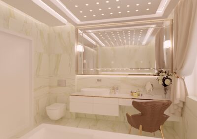 Łazienka elegancki salon